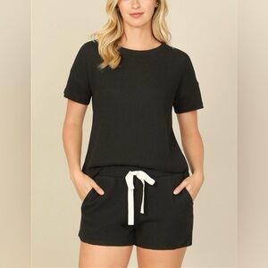 Women's Black Lounge Set!